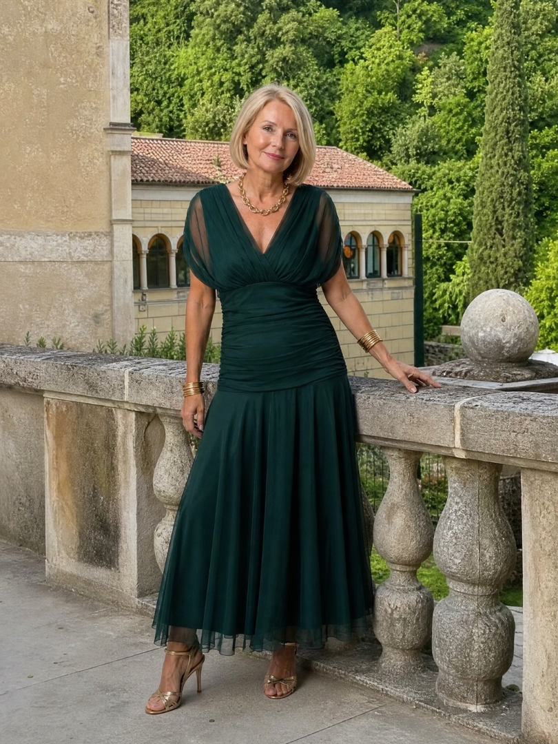 Calen™ Off Shoulder Flow Midi Dress | The Bellemont Sisters Australia