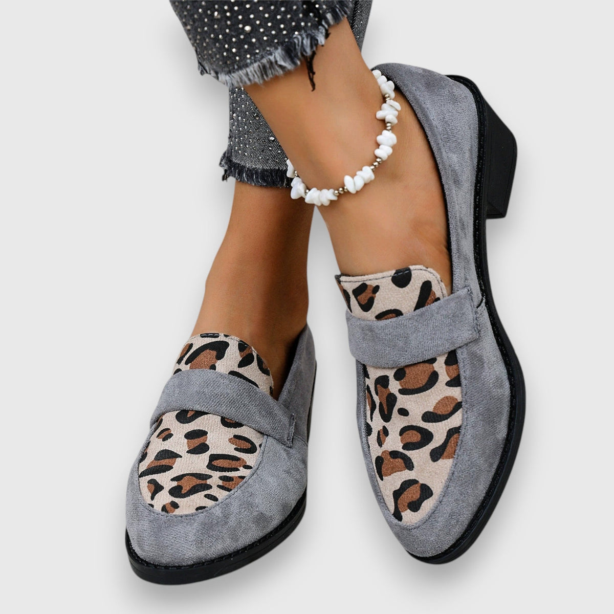 Brunika - Comfortable Moccasins – Gray | The Bellemont Sisters Australia