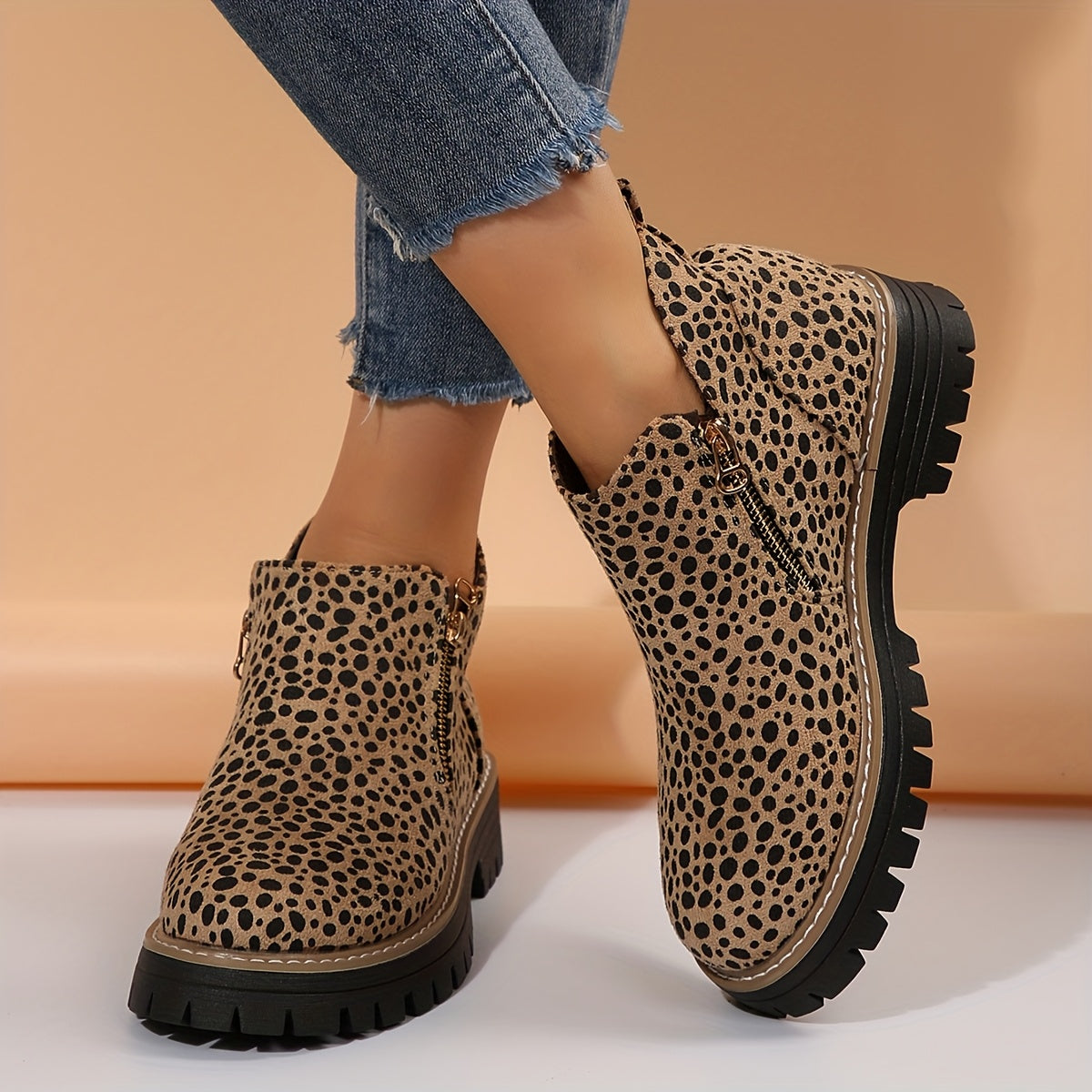Raely | Orthopedic Boots – Leopard Print | The Bellemont Sisters Australia