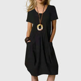 Naomi - Casual Dress – Black (Almost sold out) | The Bellemont Sisters Australia