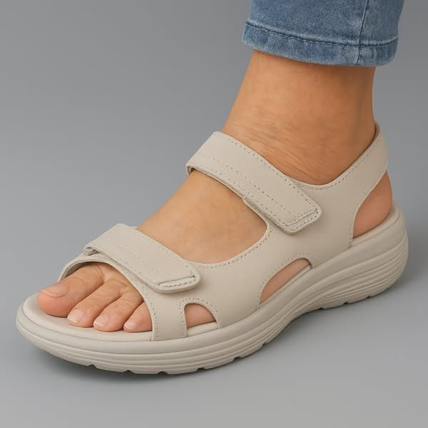 MARJORIE | ORTHOPAEDIC SANDALS – Grey | The Bellemont Sisters Australia