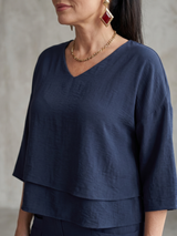 River | Layered Top Wide Leg Set | The Bellemont Sisters Australia