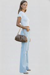 Kimberly | Women’s Wide-Leg Distressed High-Waist Jeans | The Bellemont Sisters Australia