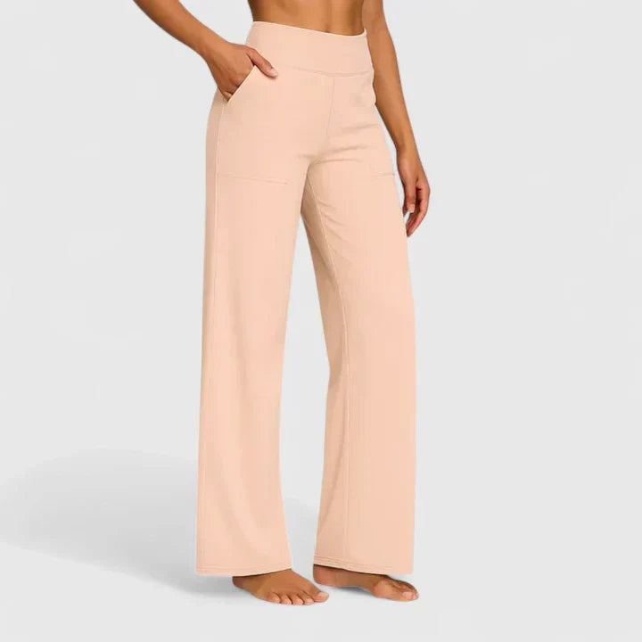 Jasmynne | Comfortable Pants – Apricot | The Bellemont Sisters Australia