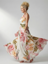Amiel™ Light Floral Maxi Dress | The Bellemont Sisters Australia