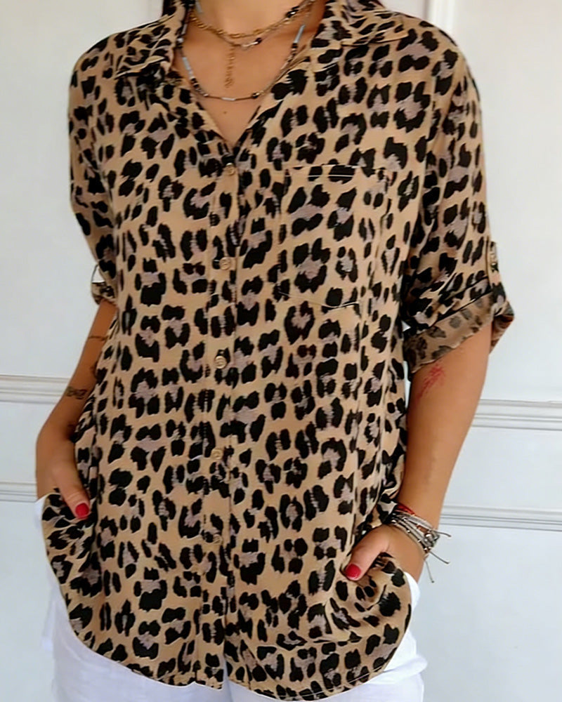 Susan | Fashion Blouses with Leopard Print – Leopard | The Bellemont Sisters Australia