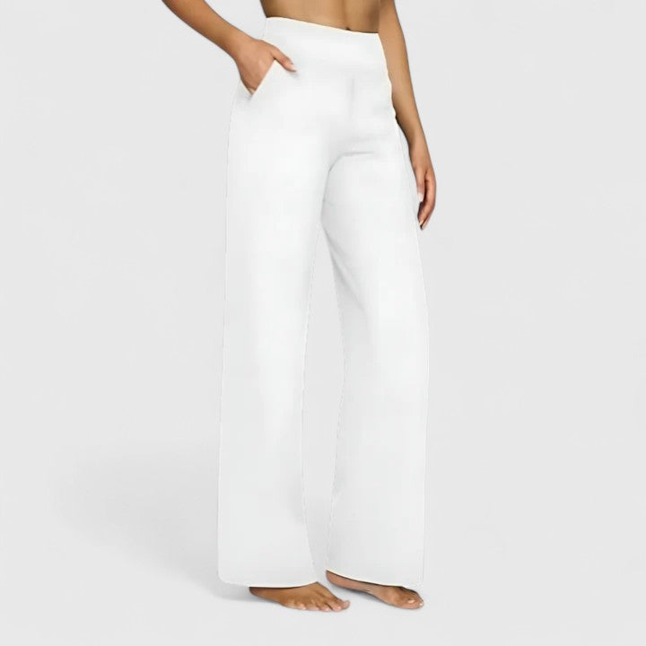 Hilary | Sophisticated Pants – White | The Bellemont Sisters Australia