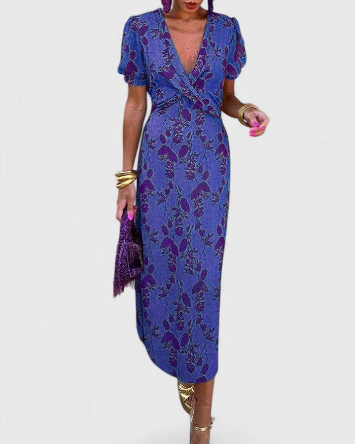 Persephone | Elegant Dress – Blue | The Bellemont Sisters Australia