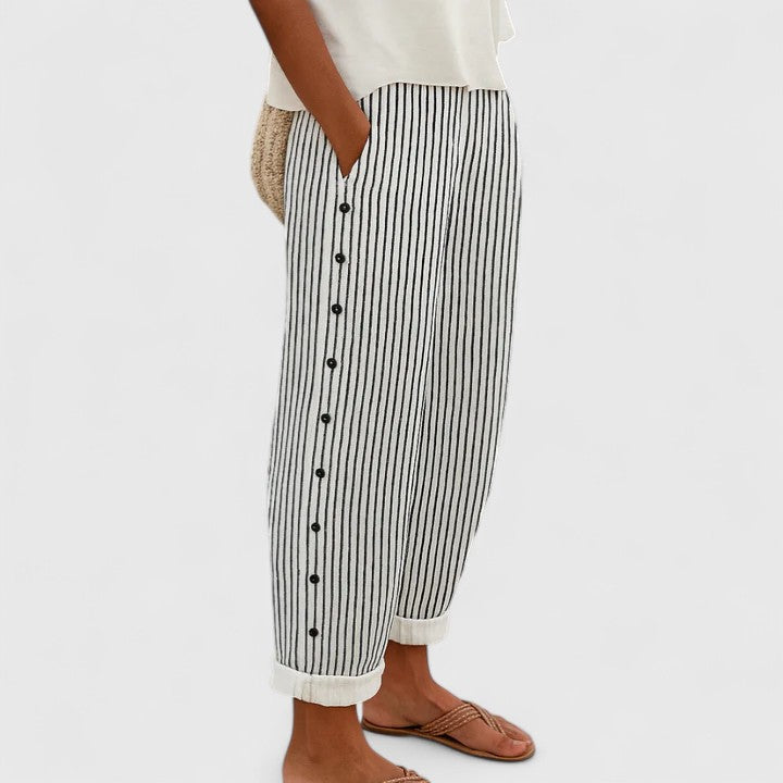 Sharmaine | Sophisticated Trousers – Black | The Bellemont Sisters Australia