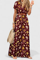 Milaryna - Elegant A-Line Dress – Burgundy | The Bellemont Sisters Australia