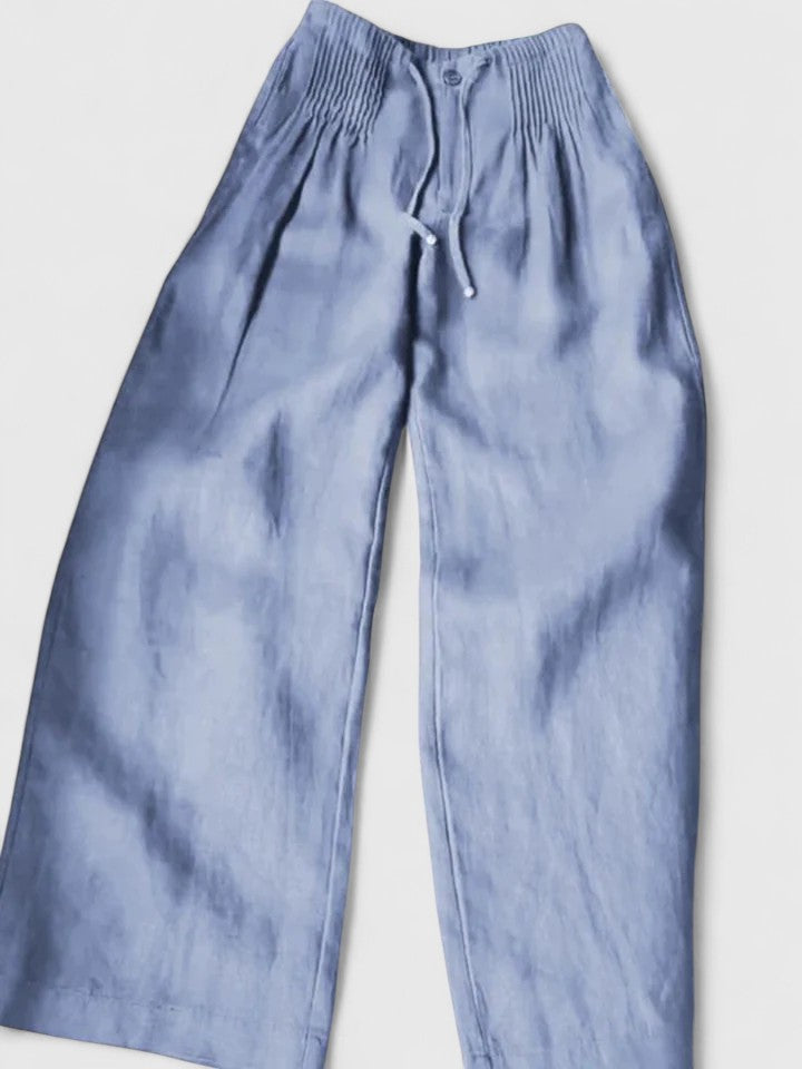 Saree | Comfortable Pants – Blue | The Bellemont Sisters Australia