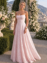 Valenne | Spaghetti Strap Full Lace Maxi Dress | The Bellemont Sisters Australia