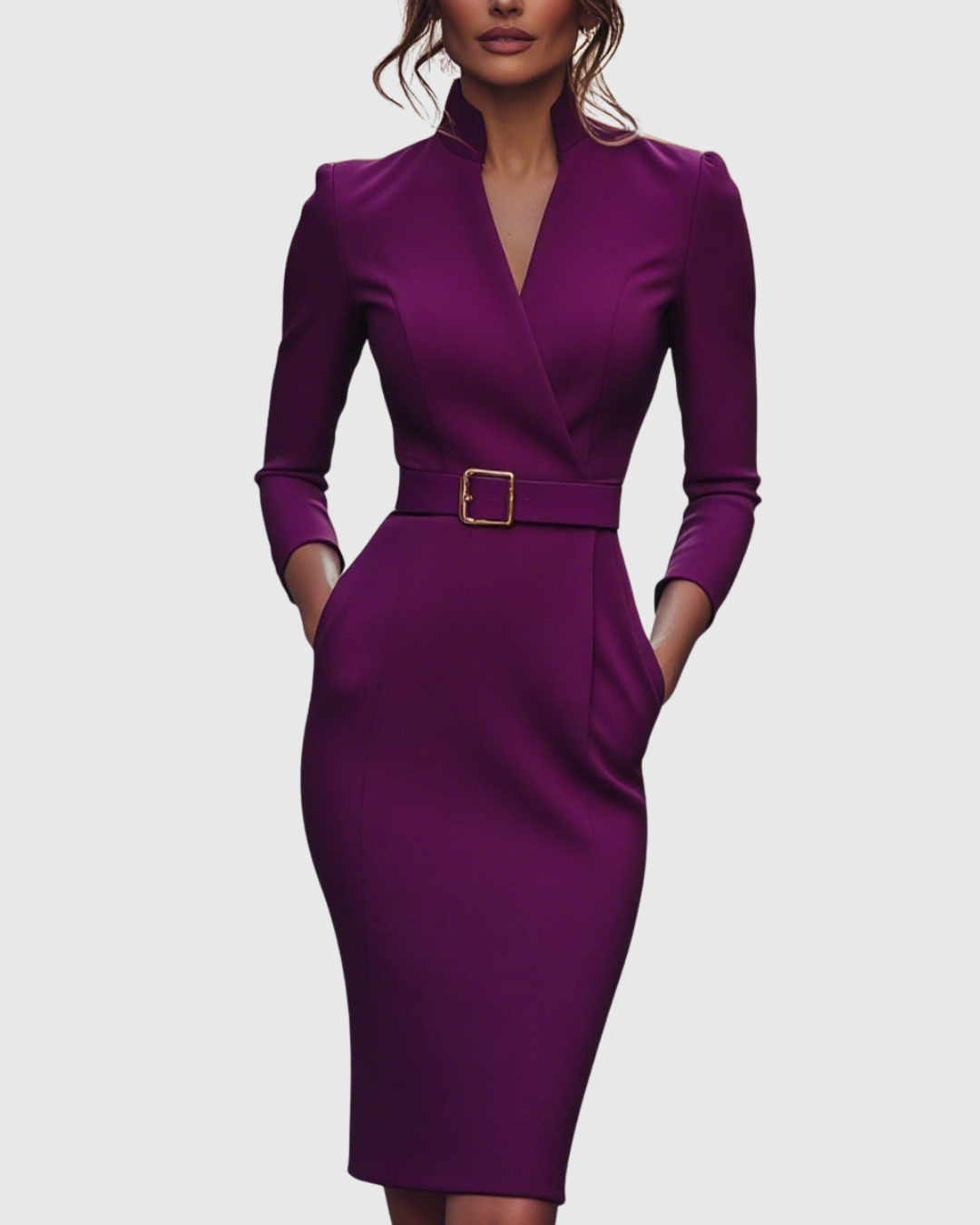 Claribel | Refined Midi Dress | The Bellemont Sisters Australia