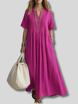 Livia Pintuck Maxi Dress | The Bellemont Sisters Australia