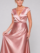 Samouse | Cap Sleeve Wrap Bodice Maxi Dress | The Bellemont Sisters Australia