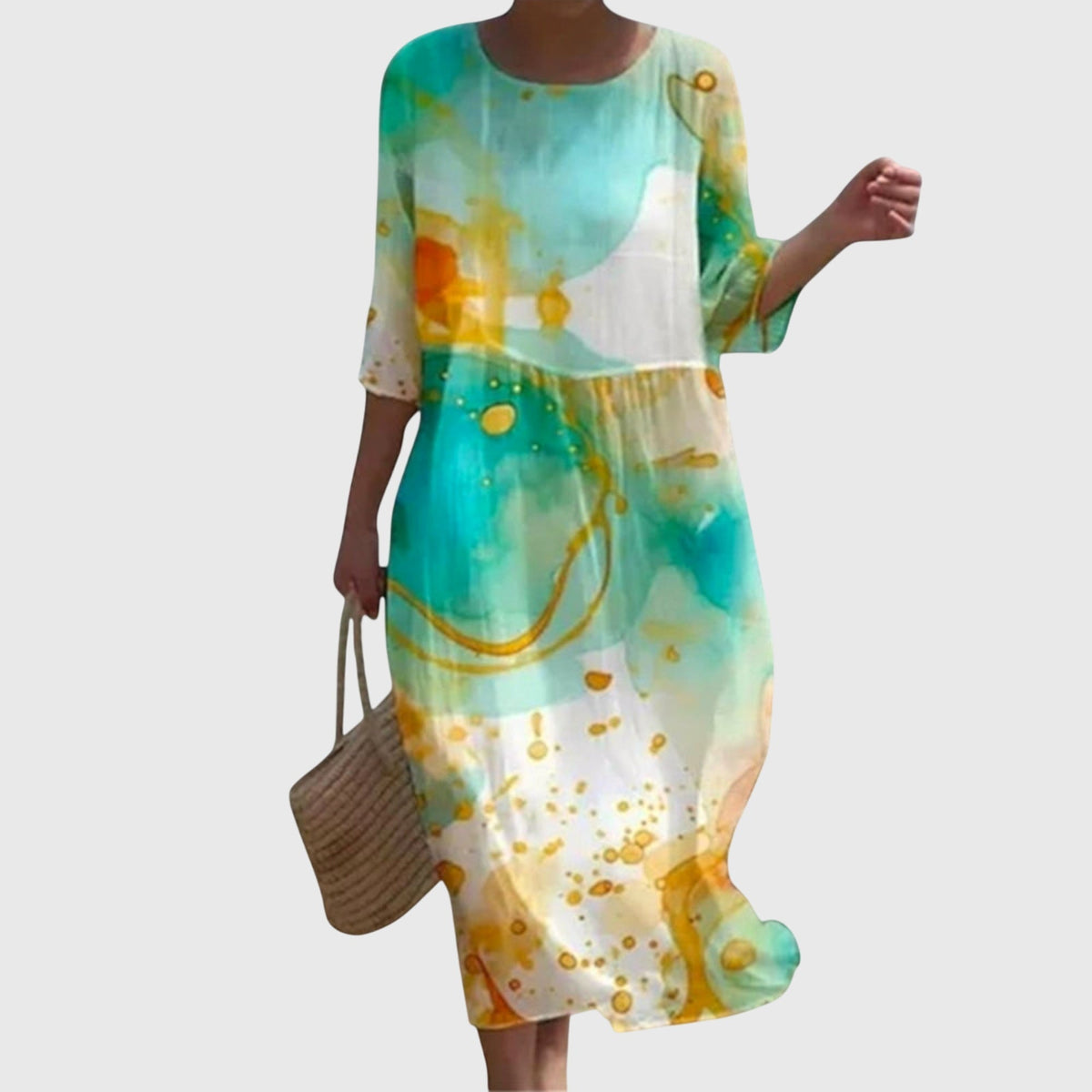 Hayley | Stylish Floral Maxi Dress – Green | The Bellemont Sisters Australia