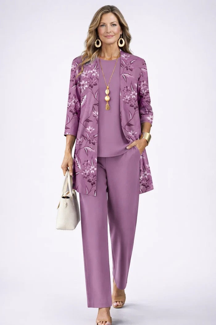Esther | 3-Piece Set – Purple | The Bellemont Sisters Australia