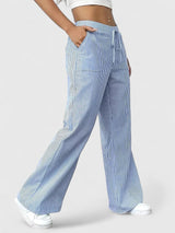 Tatienne | Elegant Pants – Blue | The Bellemont Sisters Australia