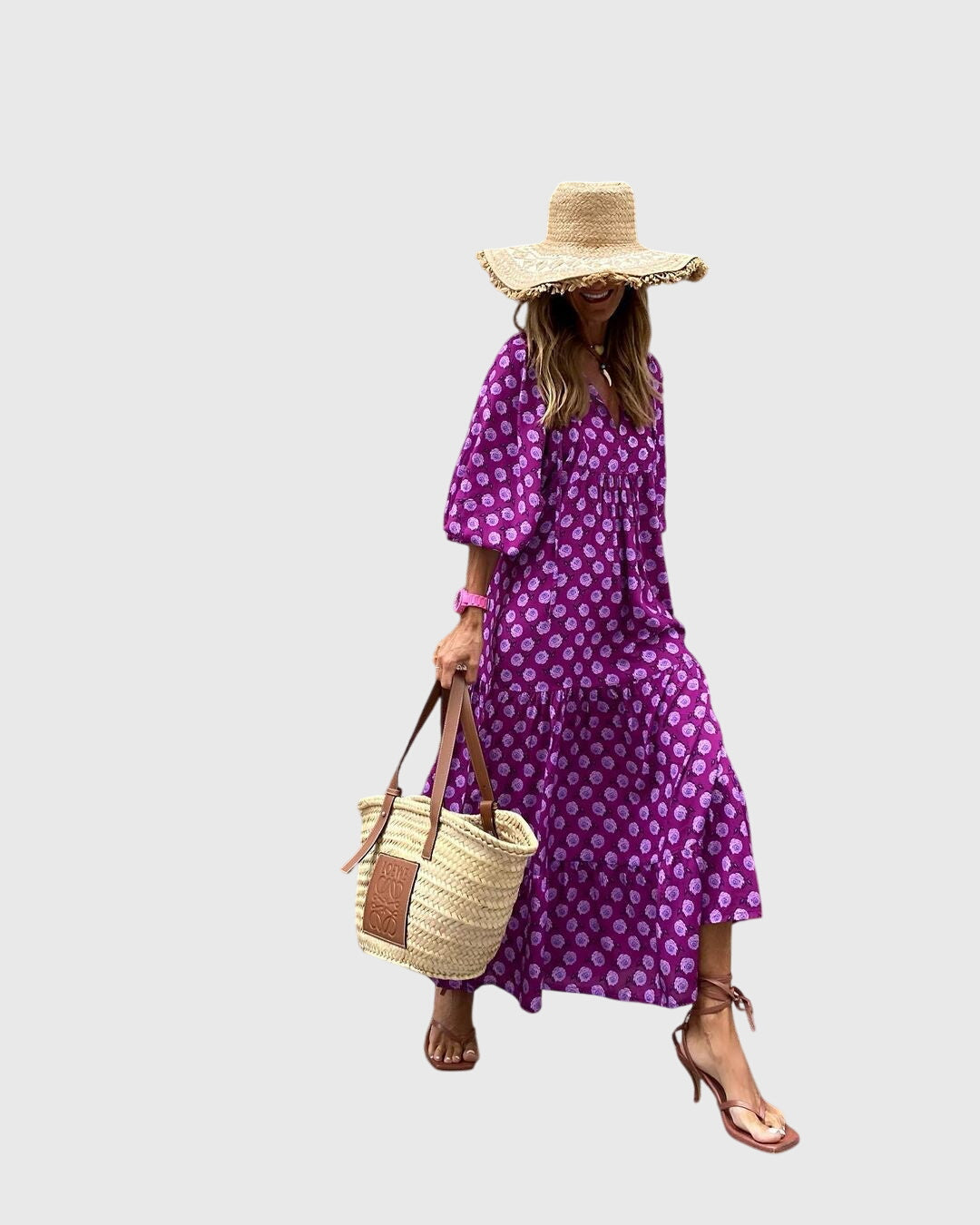 Sarah - Boho Maxi Dress – Purple | The Bellemont Sisters Australia