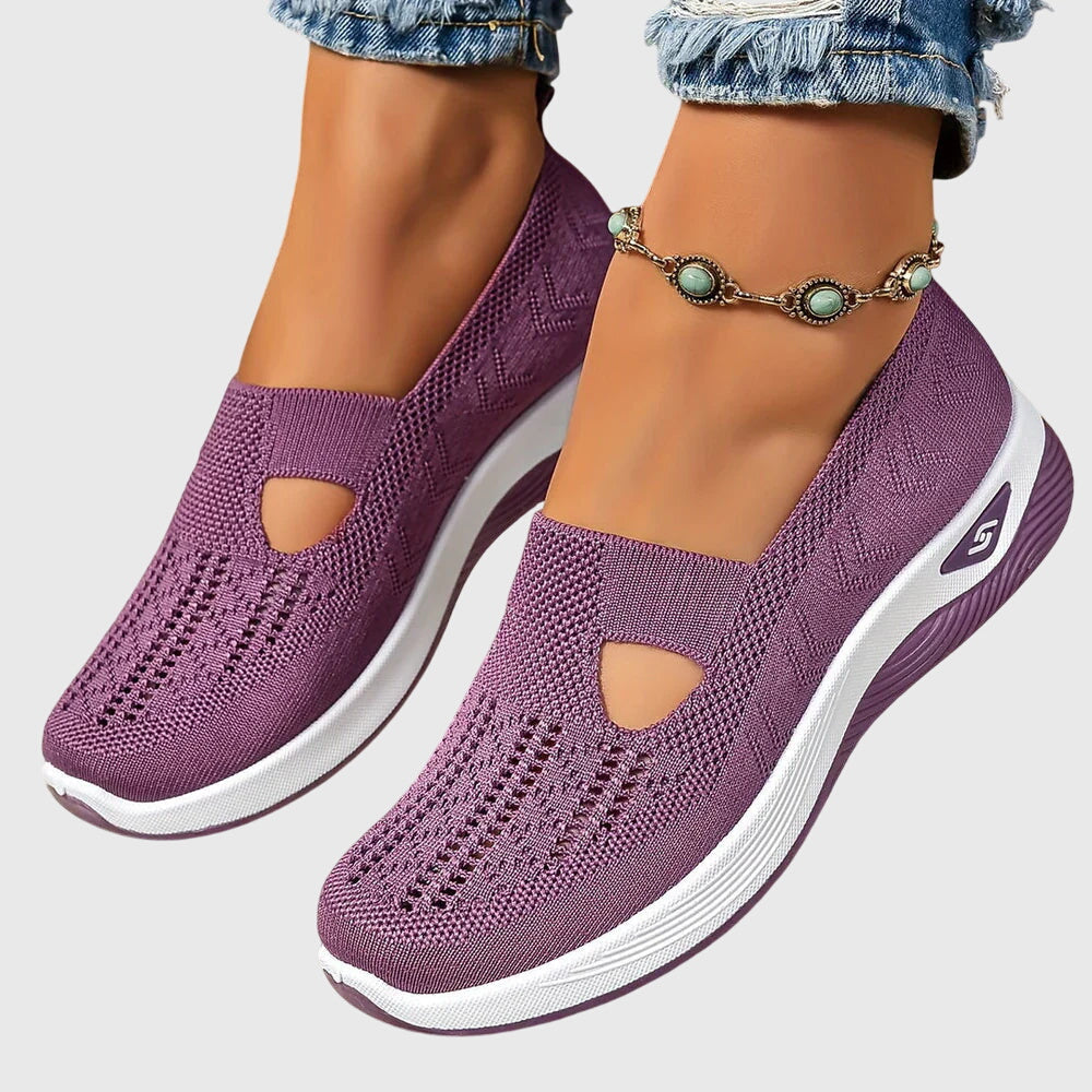 Emely | Orthopedic Slip-On Shoes – Purple | The Bellemont Sisters Australia