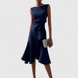 Mish | Sophisticated Dress – Navy Blue | The Bellemont Sisters Australia