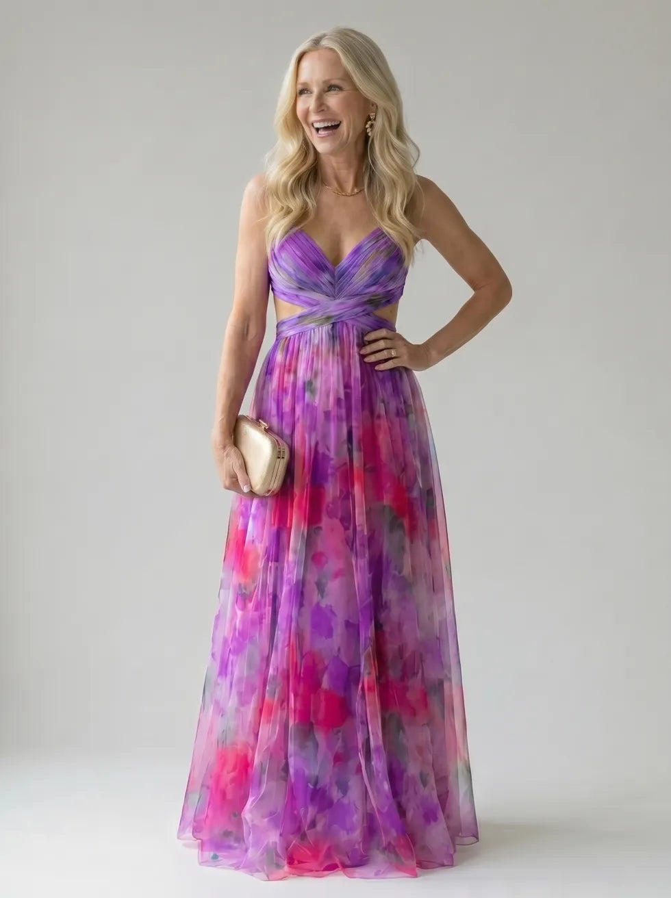 Isel™ Soft Wrap Maxi Dress – Pink | The Bellemont Sisters Australia