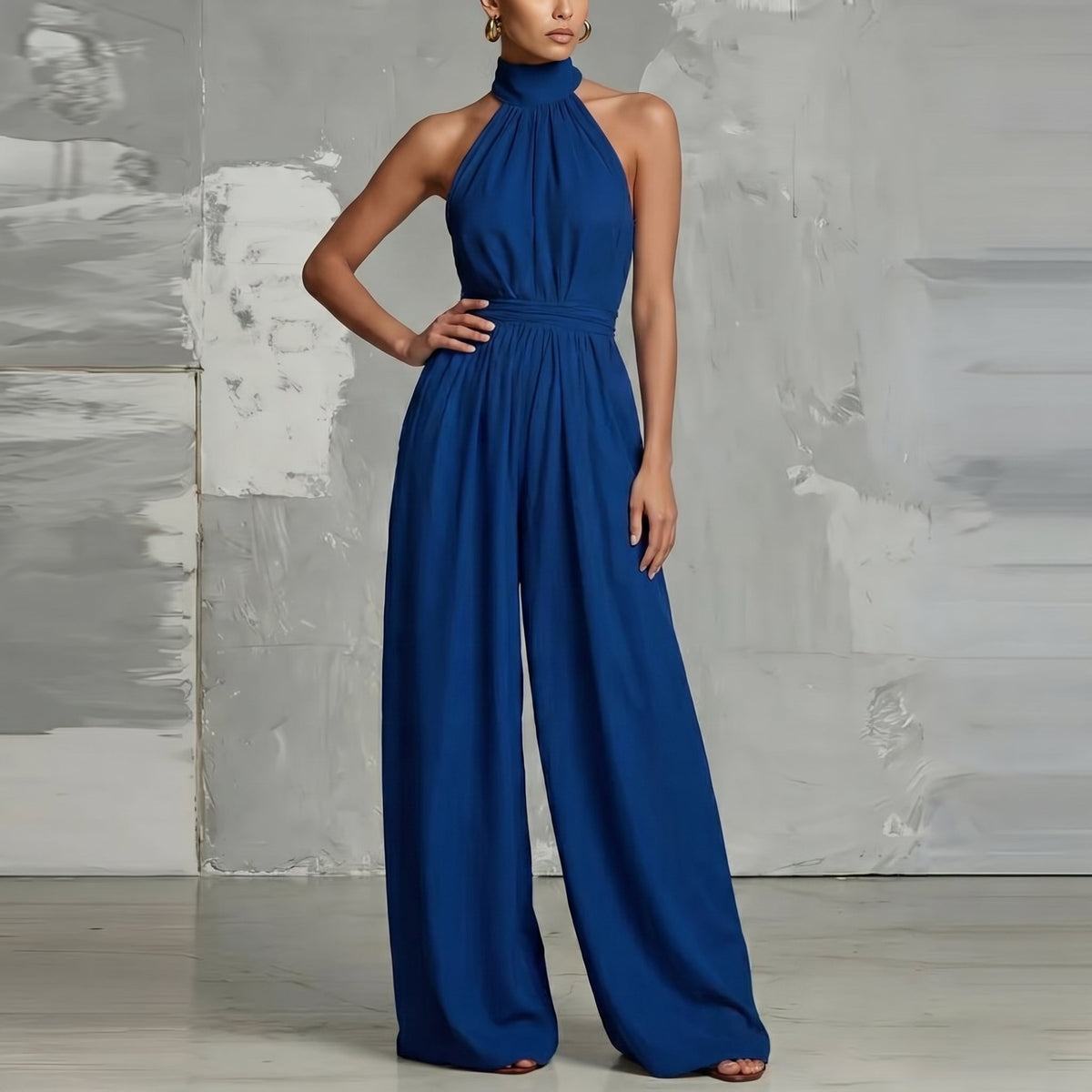 Kiarra™ Jumpsuit – Blue | The Bellemont Sisters Australia