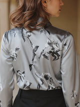 Monique™ Elegant Satin Blouse | The Bellemont Sisters Australia