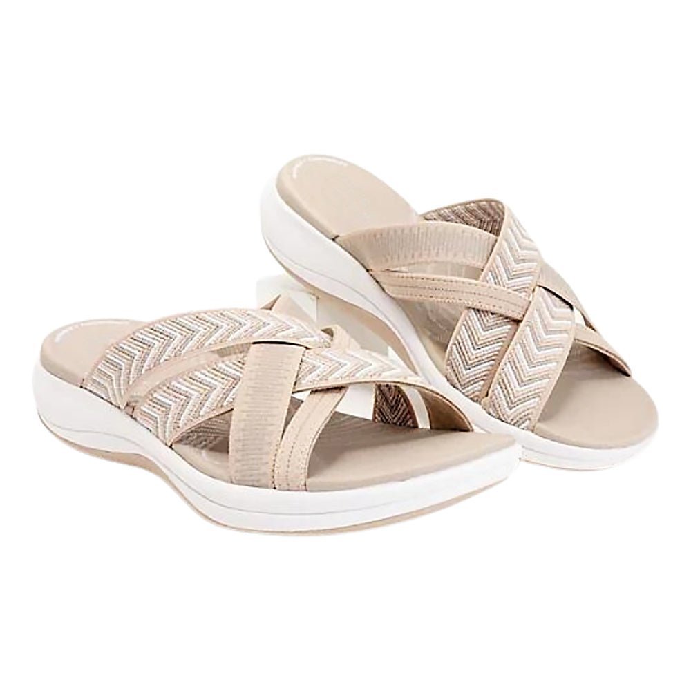 Harmony Walk | Refreshing Comfort Sandals – Beige | The Bellemont Sisters Australia
