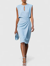 Lisandrah | Sophisticated Dress – Light Blue | The Bellemont Sisters Australia