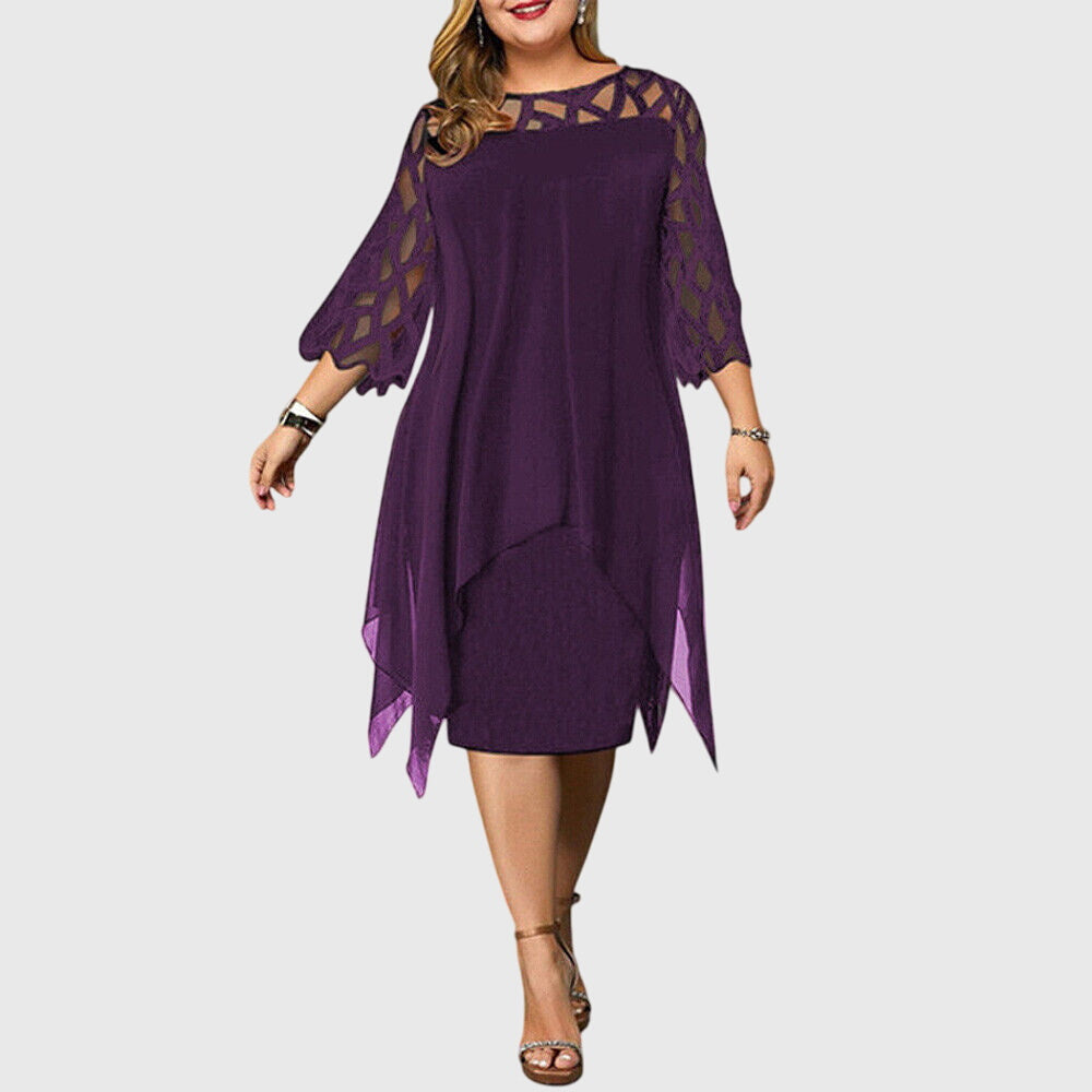 Juliana | Chic Dress – Purple (Almost sold out) | The Bellemont Sisters Australia