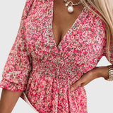 Elisa | Floral Puff Sleeve Dress | The Bellemont Sisters Australia