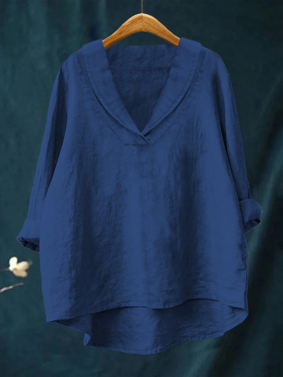 Evelyn | Elegant Breezy Summer Blouse – Blue | The Bellemont Sisters Australia