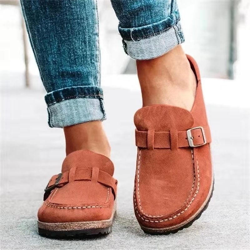 Lorvine | Orthopedic Slip-Ons – Rust | The Bellemont Sisters Australia