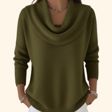 Vionne | Sweater with Collar – Green | The Bellemont Sisters Australia