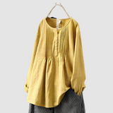 Brenna™ Elegant Casual Blouse – Yellow | The Bellemont Sisters Australia