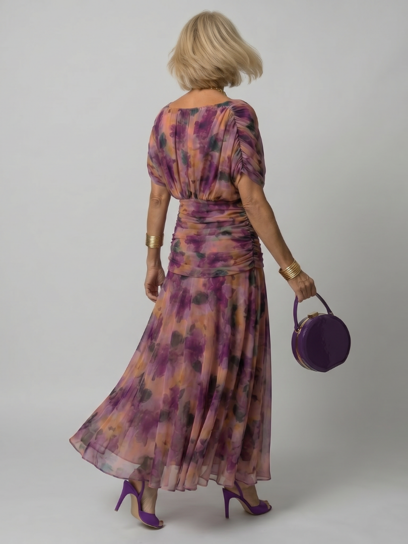 Calen™ Off Shoulder Flow Midi Dress | The Bellemont Sisters Australia