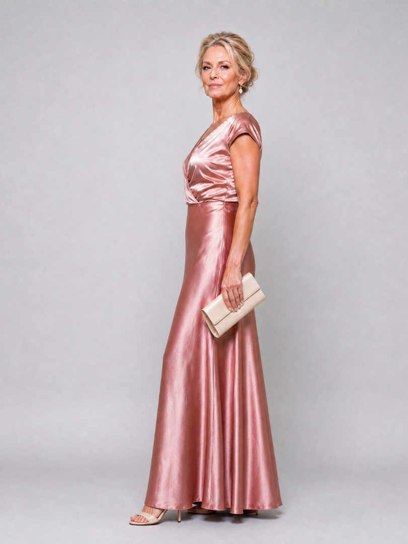 Samouse | Cap Sleeve Wrap Bodice Maxi Dress | The Bellemont Sisters Australia
