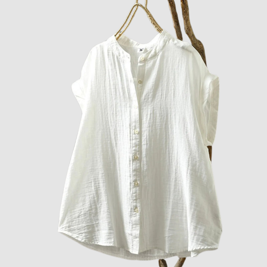 Ingrid™ Vintage Shirt – White | The Bellemont Sisters Australia