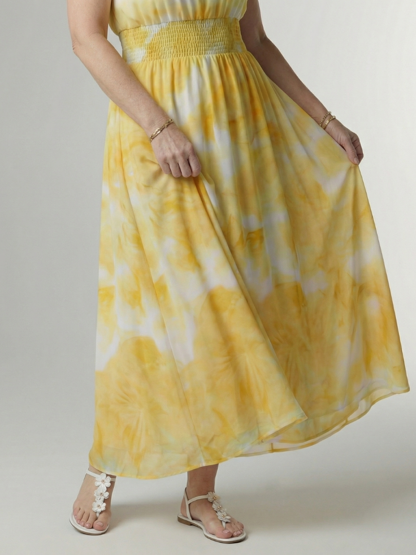 Sylin | Gathered Halter Midi Dress | The Bellemont Sisters Australia