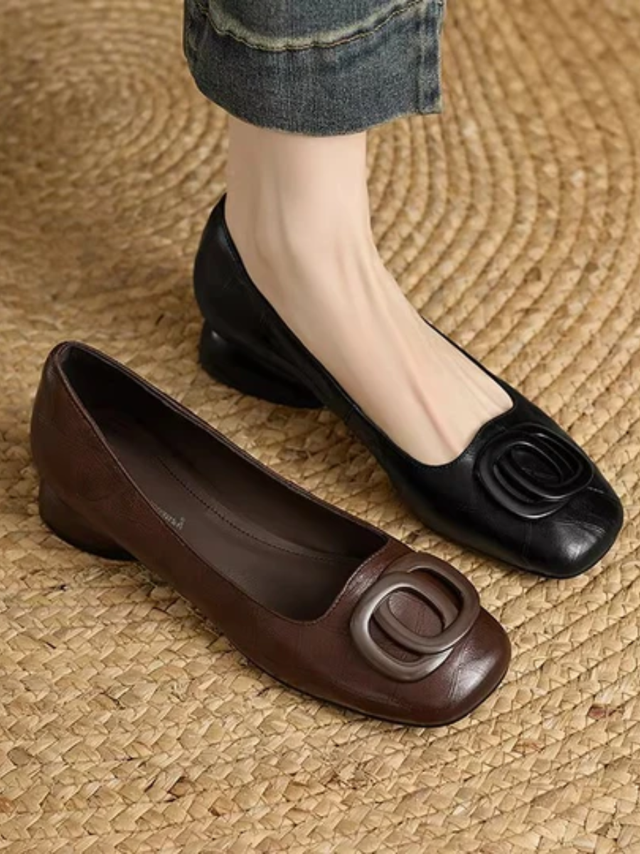 Opium Leather Flats | The Bellemont Sisters Australia