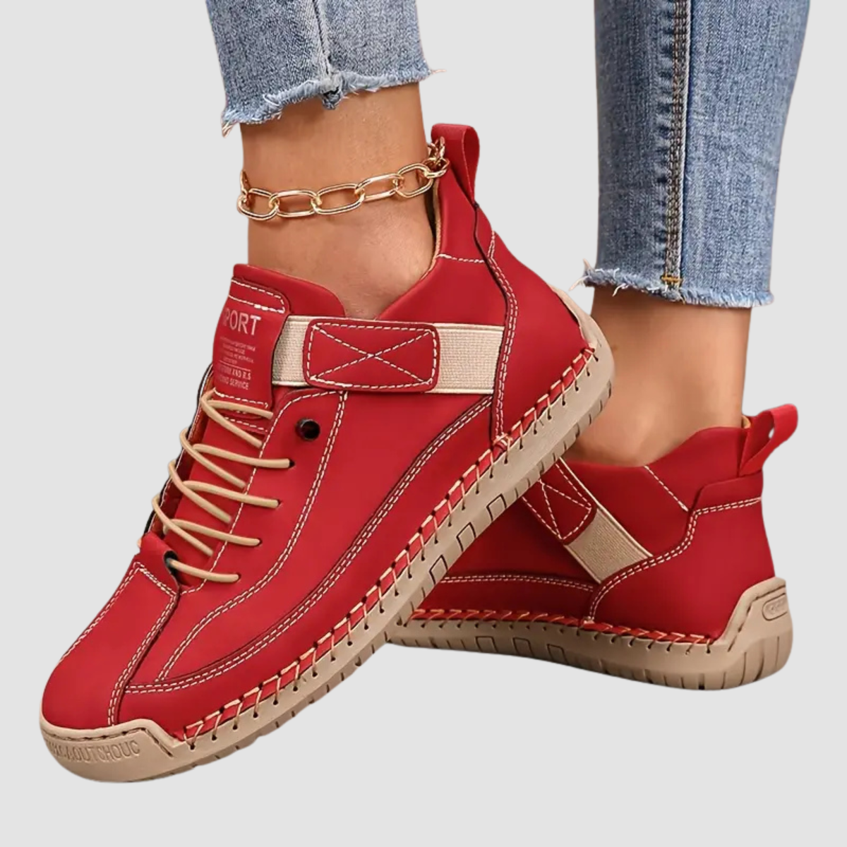 Meya | Orthopedic Sneakers – Red | The Bellemont Sisters Australia