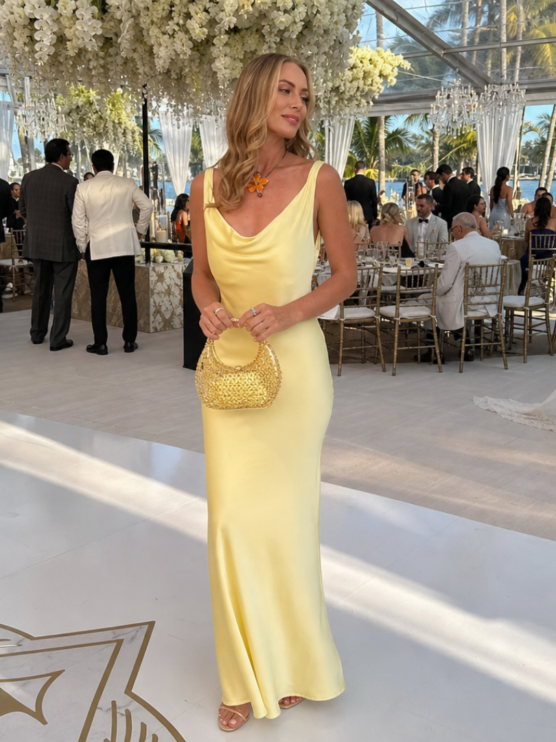 Sigler | Sleeveless Cowl Neck Fitted Maxi Dress | The Bellemont Sisters Australia