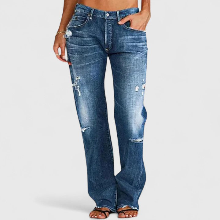 Lianette | Elegant Jeans – Dark Blue | The Bellemont Sisters Australia