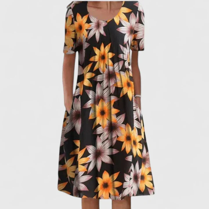 Olyverrah | Elegant Dress – Orange | The Bellemont Sisters Australia