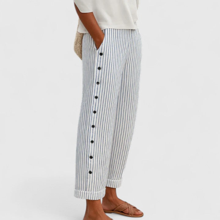 Sharmaine | Sophisticated Trousers – Gray | The Bellemont Sisters Australia