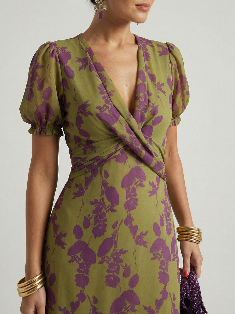 Virel | Relaxed Floral Midi Dress | The Bellemont Sisters Australia