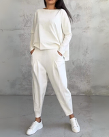 Jackquelin™ Elegant Lounge Set – White | The Bellemont Sisters Australia