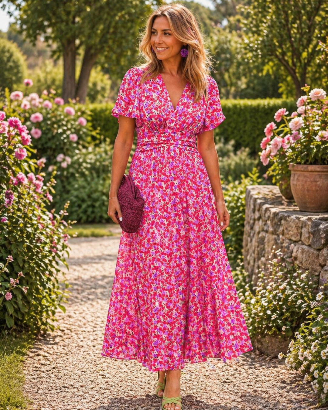 Alice | Summer Dress – Red | The Bellemont Sisters Australia