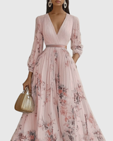 Rowella | Elegant Pleated Maxi Dress | The Bellemont Sisters Australia